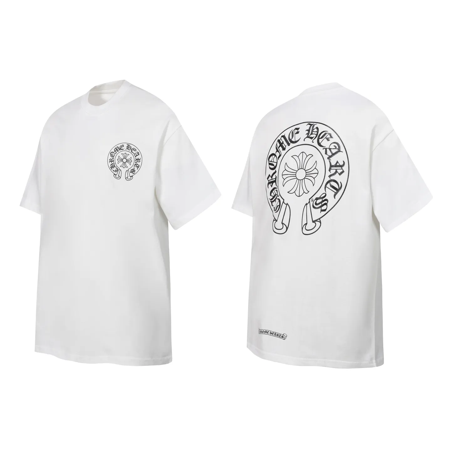 #K 2238 90 Chrome Hearts/ T Quality Colour： Black White Size: S M L XL